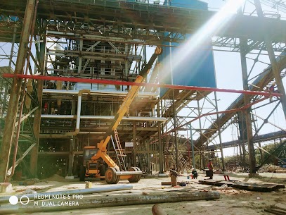 Fire fighting pipeline erection with crane operations